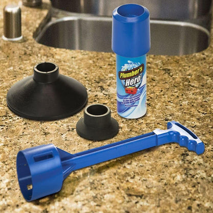 Plumber's Hero Kit - Unclog Drains Instantly - 20 Uses in Every Can onestopbazaar