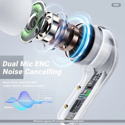 Bluetooth Headphones with ENC Noise Canceling onestopbazaar