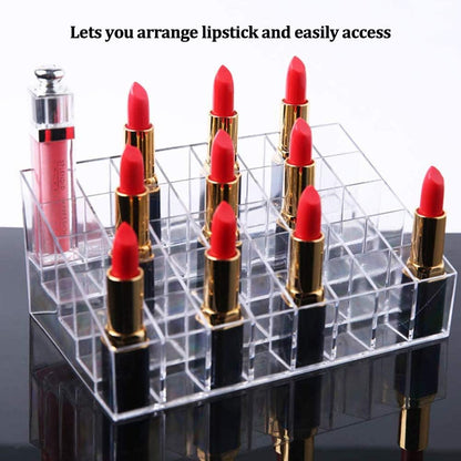 36 Lipstick Holder Acrylic Organizer Case onestopbazaar