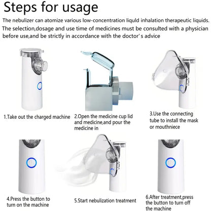 Portable Nebulizer Inhaler machine onestopbazaar