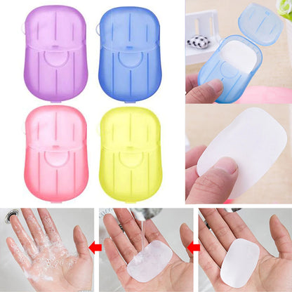 2 Packets of Portable Disposable Scented Paper Soap onestopbazaar