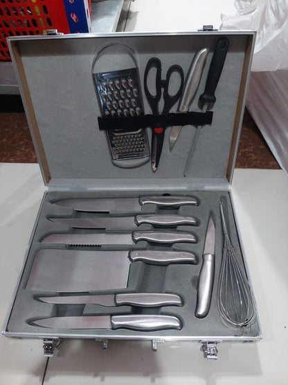 Stainless Steel Knife Set with Bag