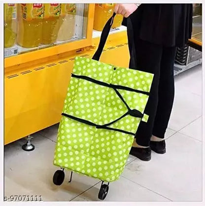 Foldable Trolley Bag Grocery Bags with Wheels
