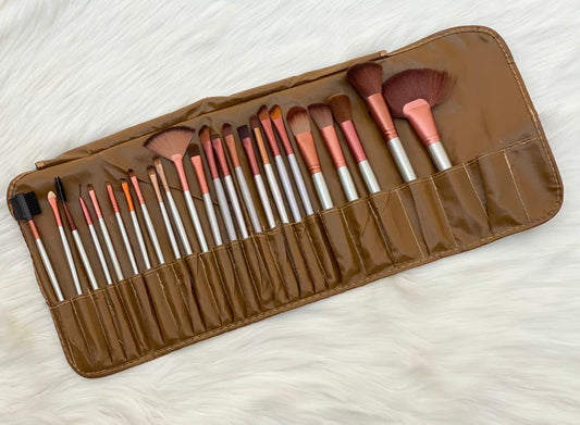 Gift Bag Of 24 pcs Makeup Brush Sets Professional Cosmetics Brushes Eyebrow Powder Foundation Shadows Pinceaux Make Up Tools onestopbazaar