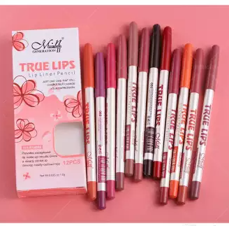12pcs / Waterproof Sweet Lip Liner Pencil 12 Colors Waterproof Lip Pencil Makeup onestopbazaar