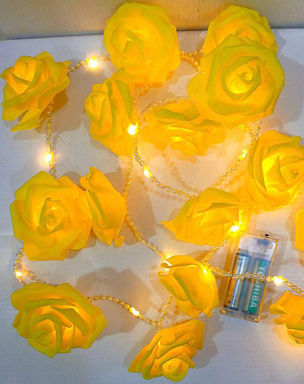 15 Flower fairy lights with Pearl’s string onestopbazaar