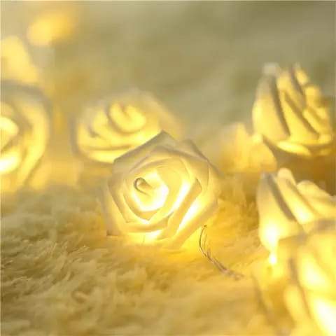 15 Flower fairy lights with Pearl’s string onestopbazaar