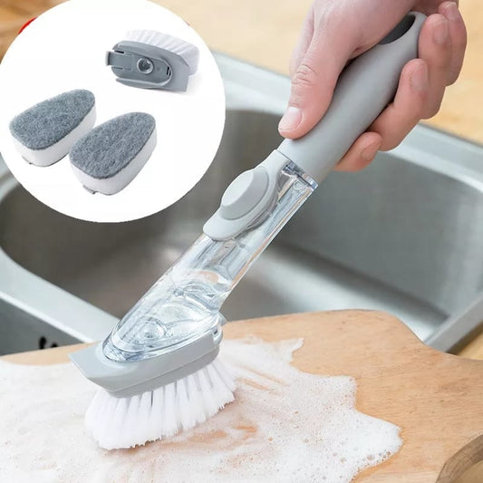 2 In 1 Washing Brush Removable Brush Sponge Brush onestopbazaar