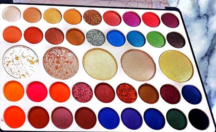 36 Colors Metallic Glitter Eyeshadow Highlighter Makeup Pallets onestopbazaar