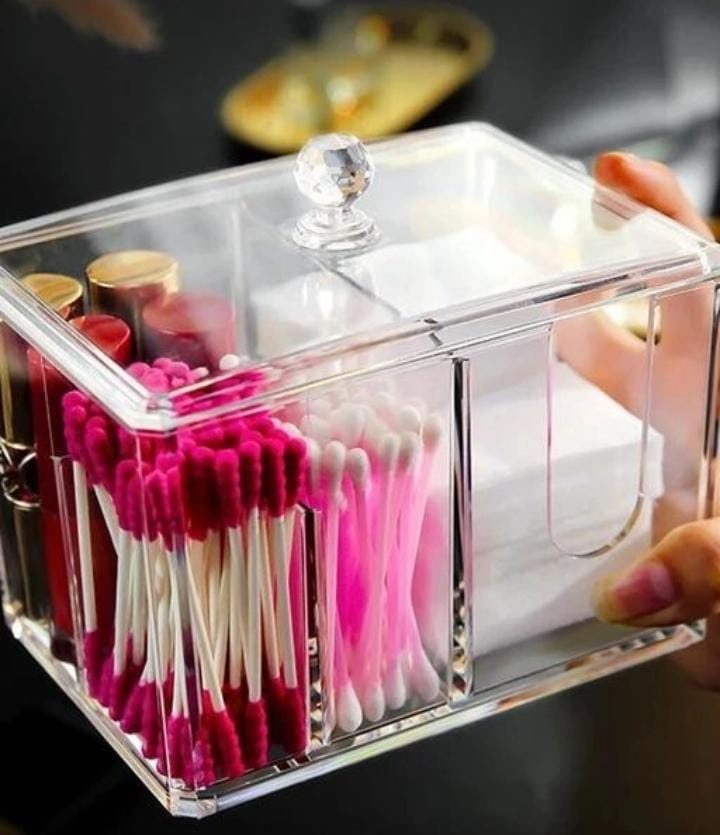 Acrylic Cosmetic Storage Box onestopbazaar