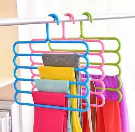2pcs/Set Creative Household Multi-layer Collection Pants Hanger onestopbazaar