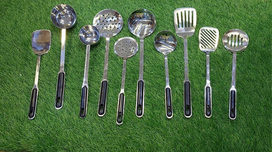 High Quality Steel Cooking Spoons onestopbazaar