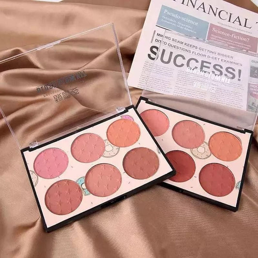 6 in1 Blush Palette onestopbazaar