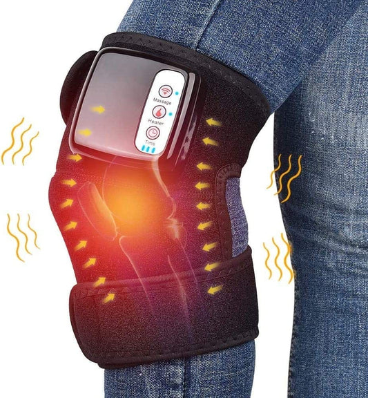 HEATED AND VIBRATING KNEE MASSAGER