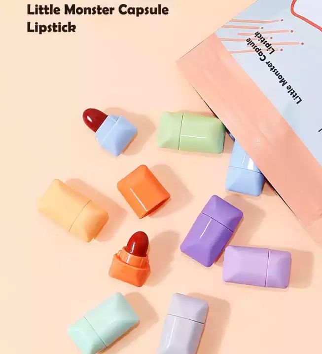 8-color Mini Little Monster Capsule Lipstick onestopbazaar