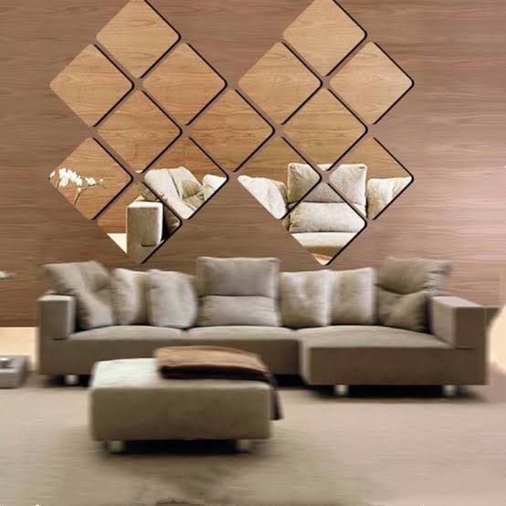 Acrylic Square Wall Art Sticker onestopbazaar