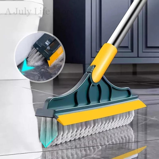 Adjustable 2 In 1 Bathroom Floor Cleaning Brush onestopbazaar