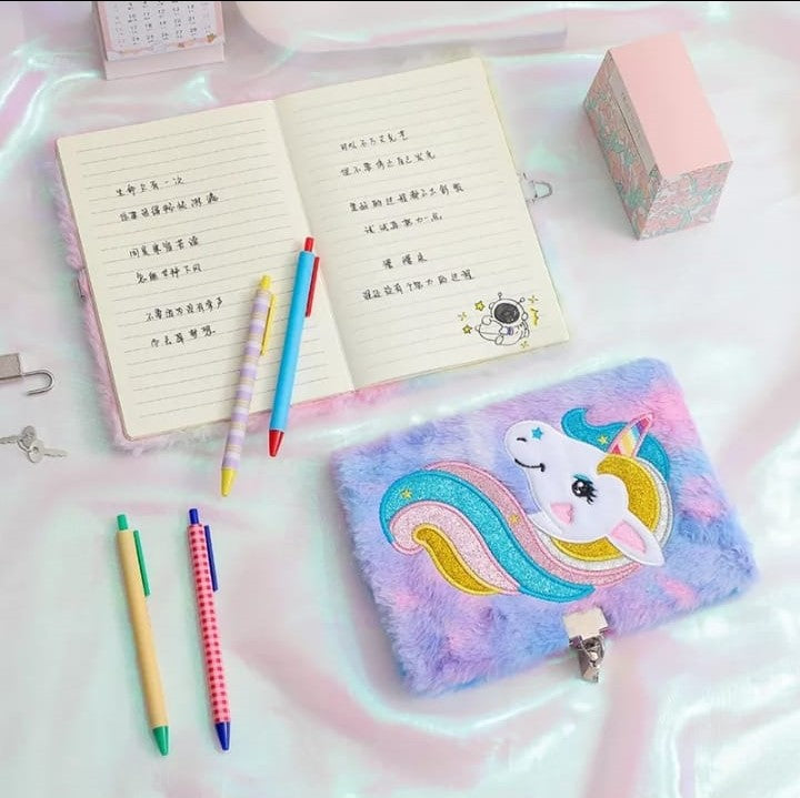 Beautiful Fancy Unicorn Diary/Notebook For Kids onestopbazaar