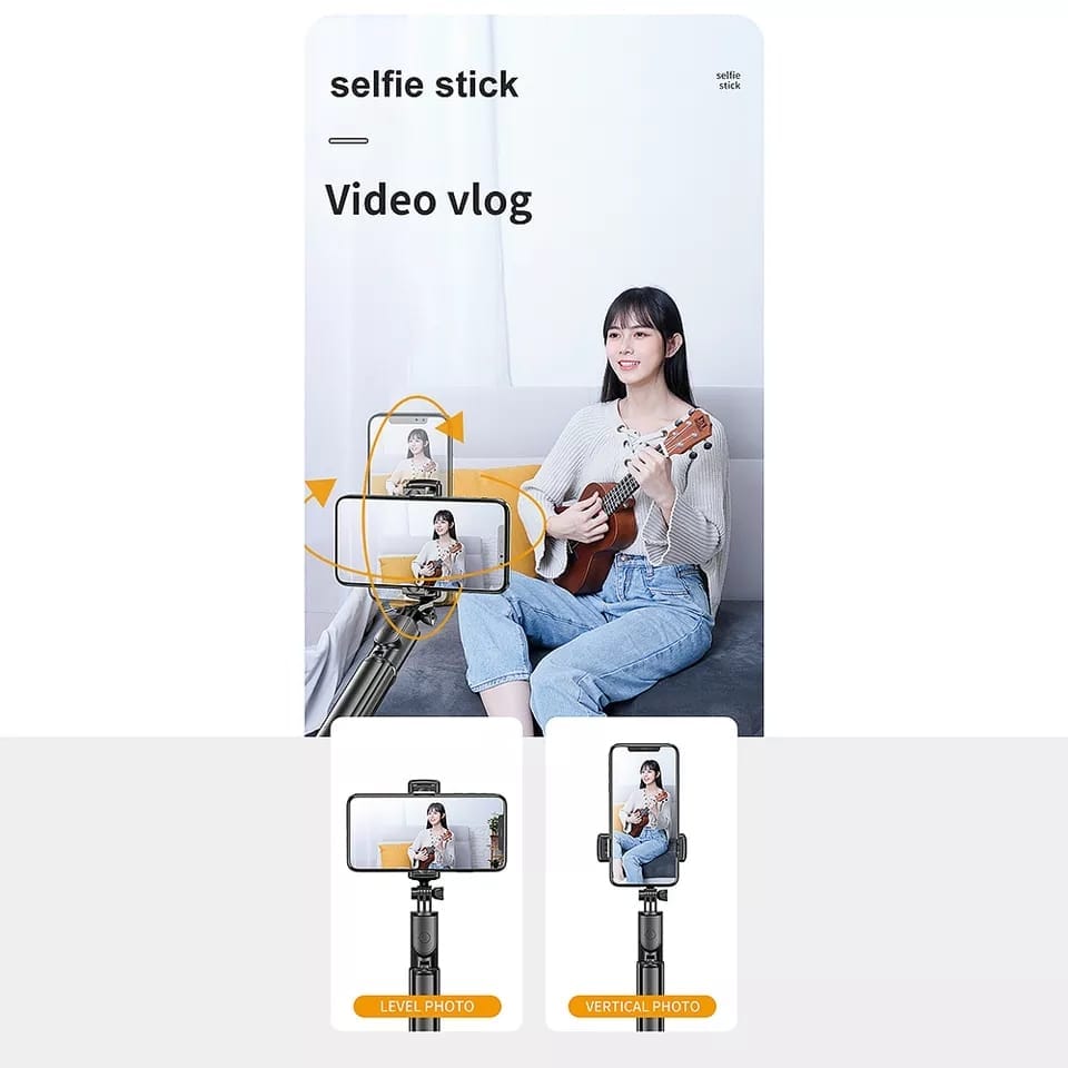 Bluetooth Wireless Aluminum Alloy Selfie Stick Tripod Mini Selfie Stick onestopbazaar