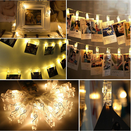 Clip LED Fairy Lights onestopbazaar