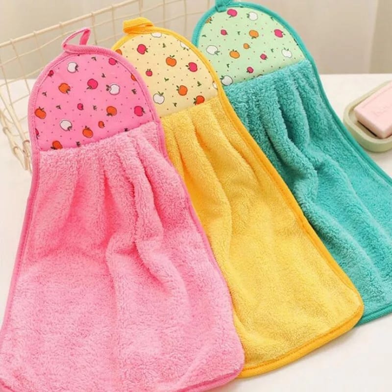 Coral Velvet Bathroom Supplies Soft Hand Towel onestopbazaar