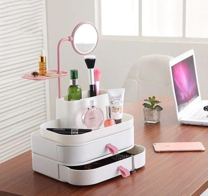 Cosmetic Plastic Desktop Organizer onestopbazaar