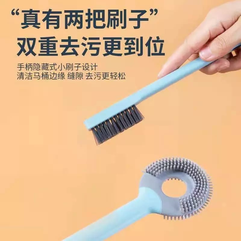 Creative Silicone Toilet Brush Lollipop Shape onestopbazaar