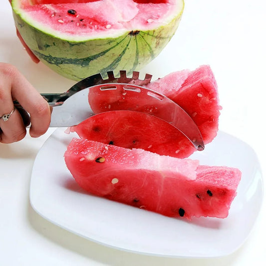 Creative Stainless Steel Watermelon Cutter Slicer onestopbazaar