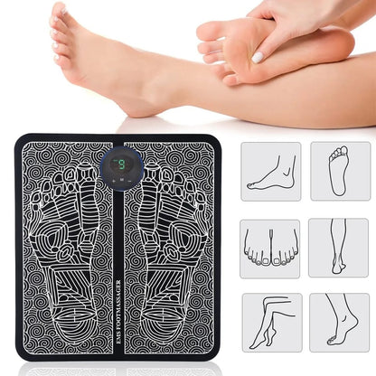 EMS Foot Massage Mat Electrical Muscle Stimulation Foot Massager onestopbazaar