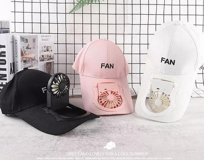 Fan Cap USB Rechargeable Fan – Breathable baseball Golf hats Cooling Fan Caps for outdoor Travel onestopbazaar