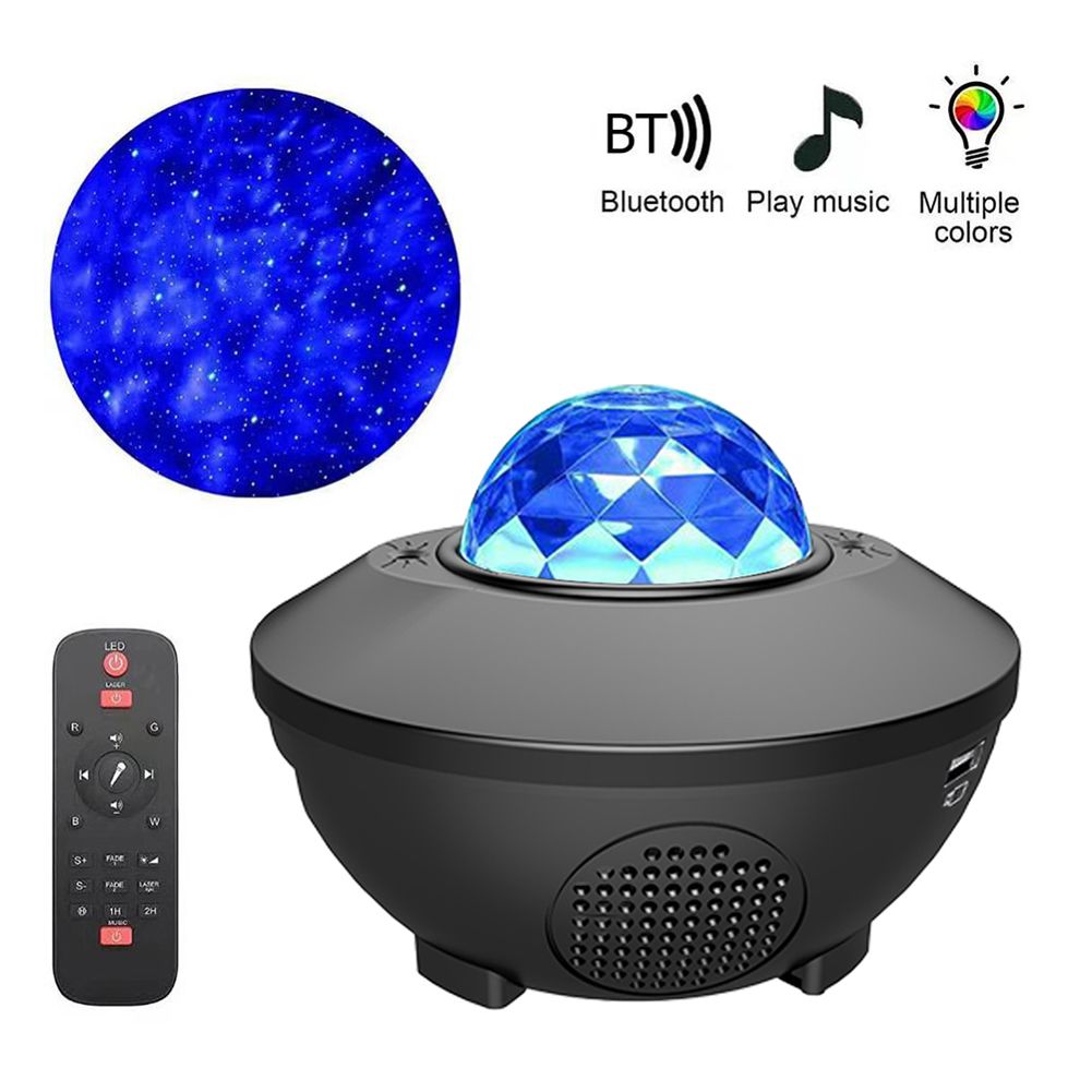 Galaxy Starry Night Ocean Light Projector with Music Speaker onestopbazaar