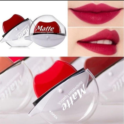 Korean Apple Design Lip Shape Waterproof Lipstick onestopbazaar