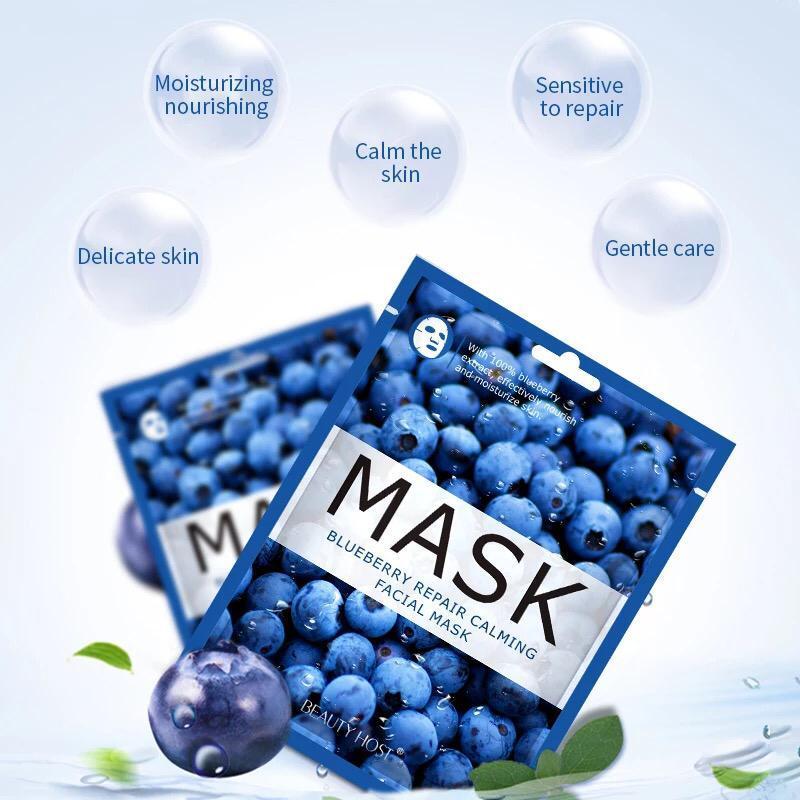 Natural Skin Care Repair Calming Smoothing Fruit Moisturizing Whitening Face Mask (Set of 3) onestopbazaar