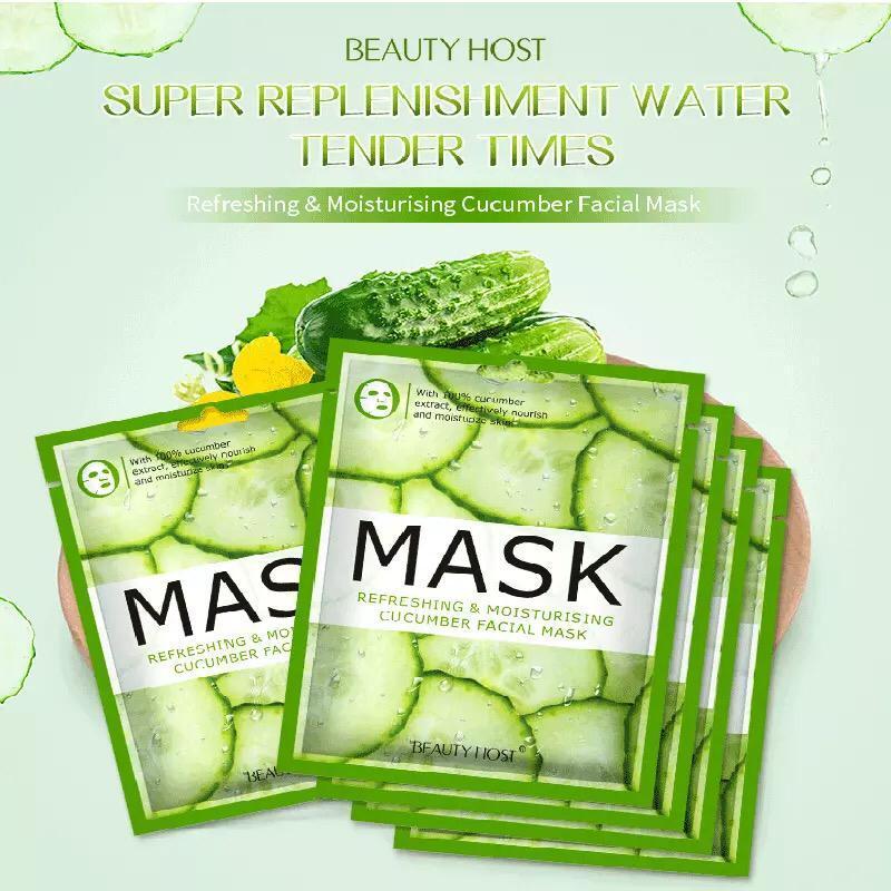 Natural Skin Care Repair Calming Smoothing Fruit Moisturizing Whitening Face Mask (Set of 3) onestopbazaar