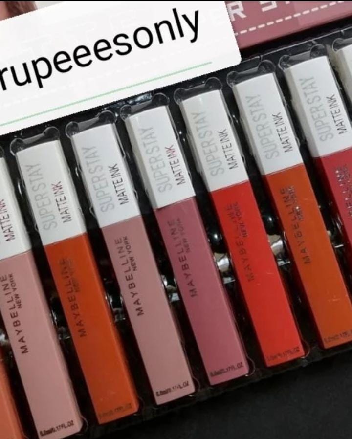 Pack Of 12 Pieces Matte Valvet Ink Liquid Lipsticks onestopbazaar