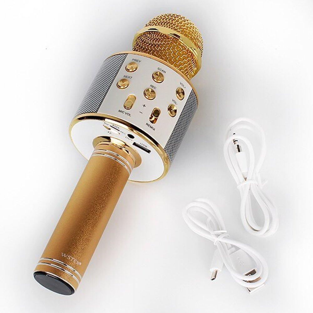 Portable WS-858 Wireless Speaker Microphone Kifi Hifi Bluetooth Player WS858 onestopbazaar