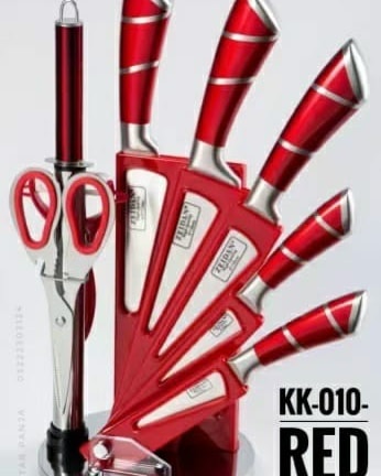Sharp Knife Set With Rotate Stand onestopbazaar