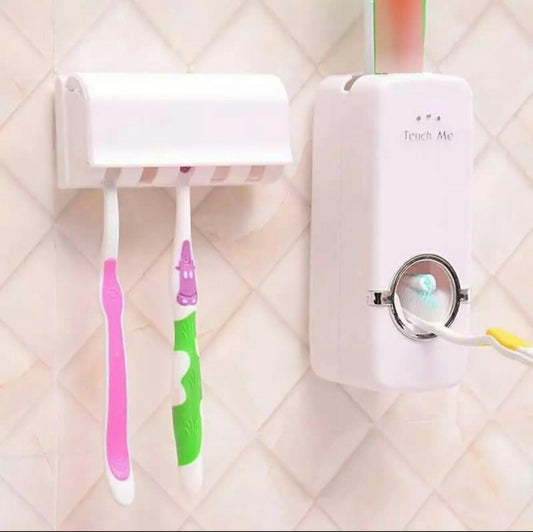 Toothbrush Holder Automatic Toothpaste Dispenser Holder onestopbazaar
