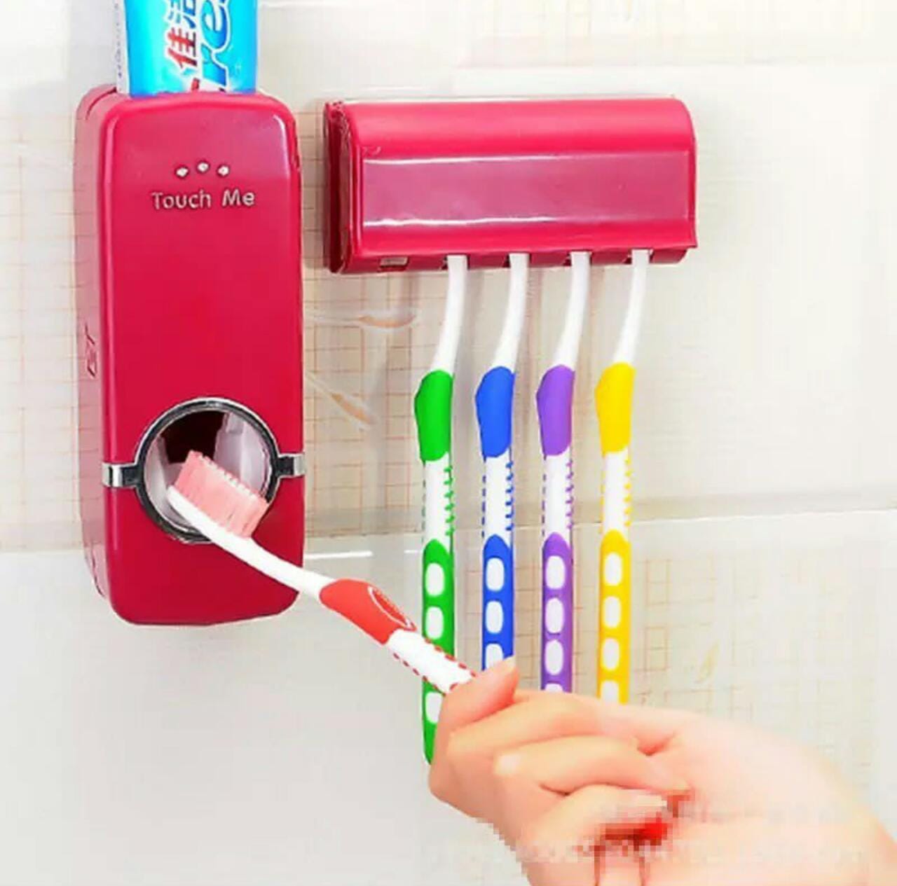 Toothbrush Holder Automatic Toothpaste Dispenser Holder onestopbazaar