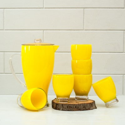 Acrylic Water Set - Yellow onestopbazaar