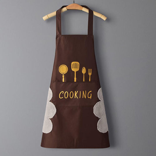 Kitchen Chef Cooking Apron With Hand-Wiping onestopbazaar